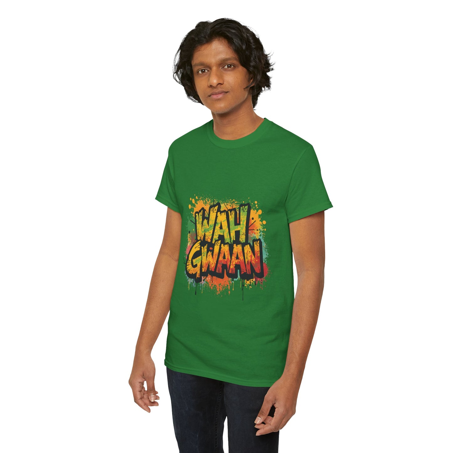 Wah Gwaan Graphic T-Shirt — Casual Jamaican Phrase Tee