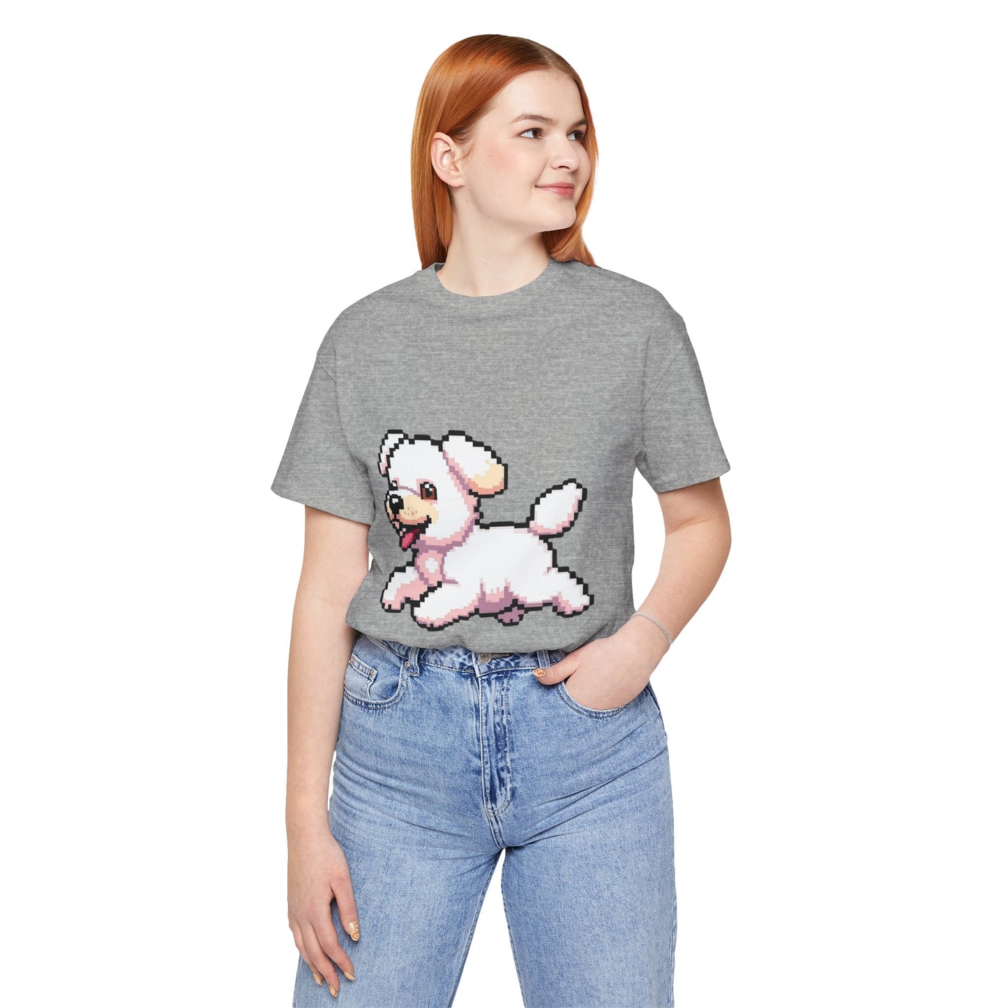 Cute Puppy Graphic Tee, Dog Lover T-Shirt, Gift for Pet Owners, Casual Everyday Wear, Perfect for Birthdays and Animal Lovers