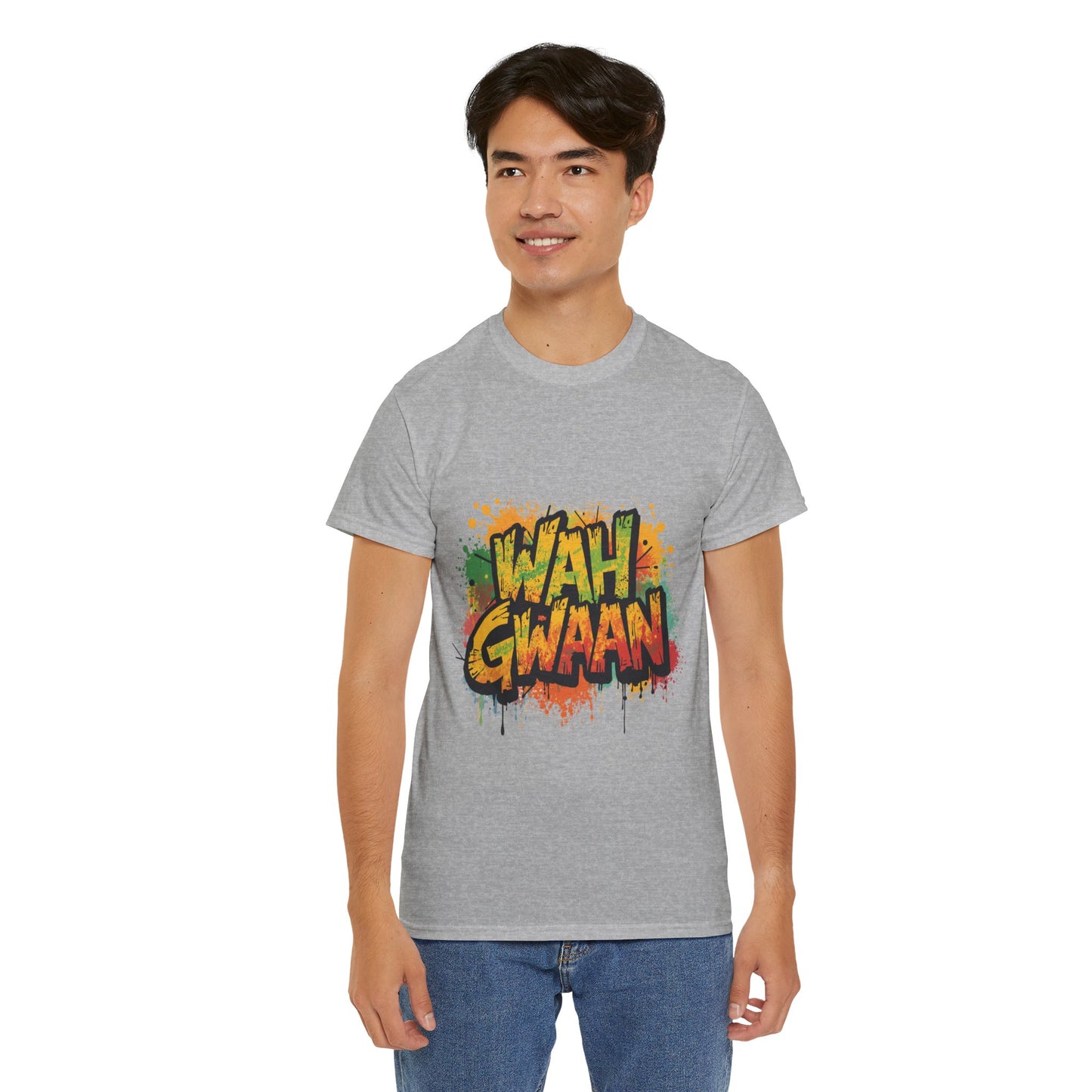 Wah Gwaan Graphic T-Shirt — Casual Jamaican Phrase Tee