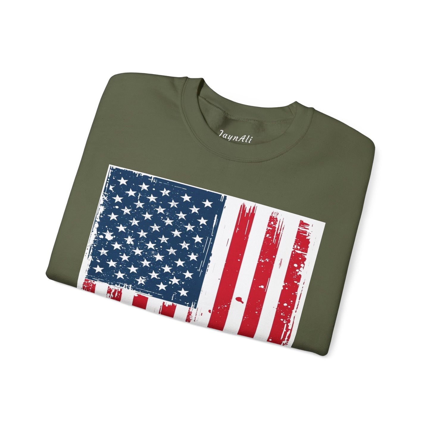 USA Flag Unisex Heavy Blend™ Crewneck Sweatshirt