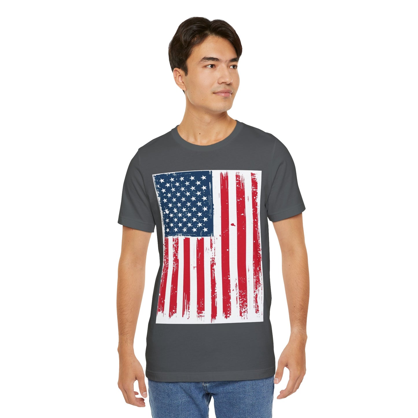 Camiseta Unisex Patriótica - Camisa de Bandera Americana Estilo Grunge, Ropa del Día de la Independencia, Celebración del 4 de Julio, Ropa Casual de Verano, Regalo para [...]