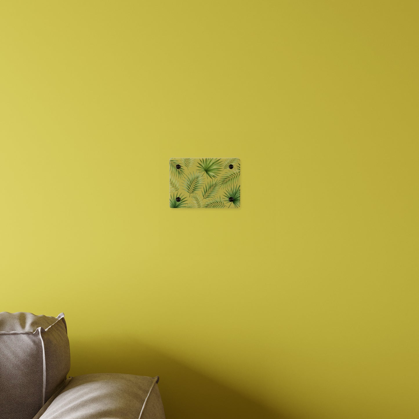 Acrylic Wall Art — Tropical Palm Leaf Panel (Green Botanical Décor)