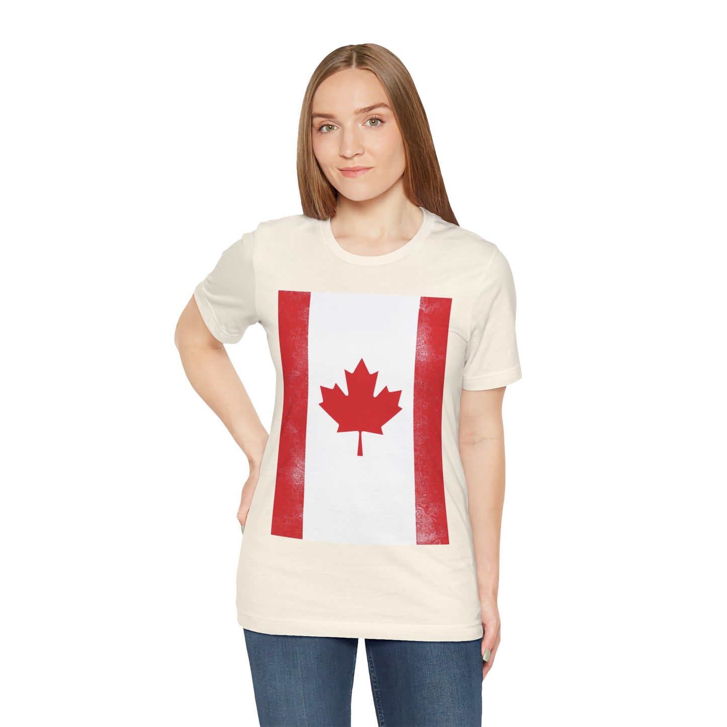 Canada Flag Unisex Jersey Short Sleeve Tee