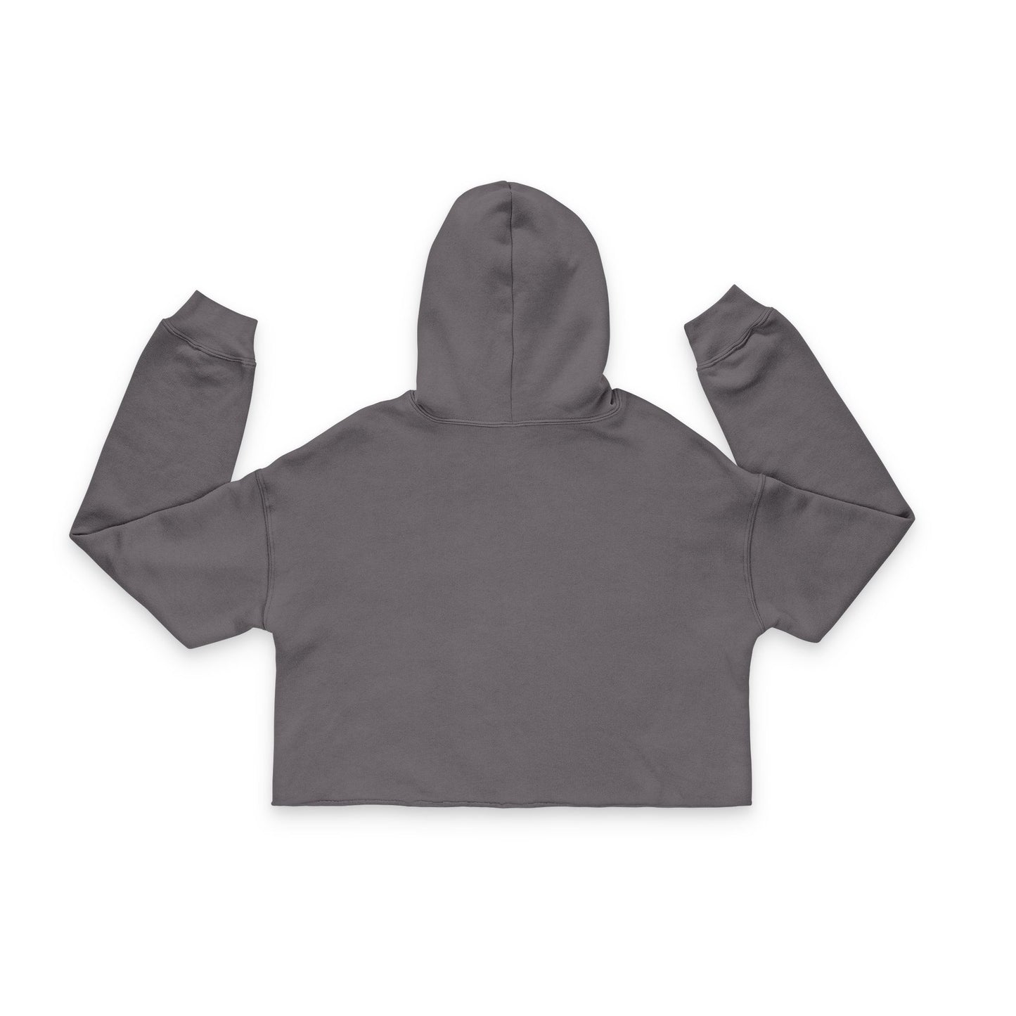 Choose Calm Cropped Hoodie — Women's Relaxed Mindfulness Hoodie