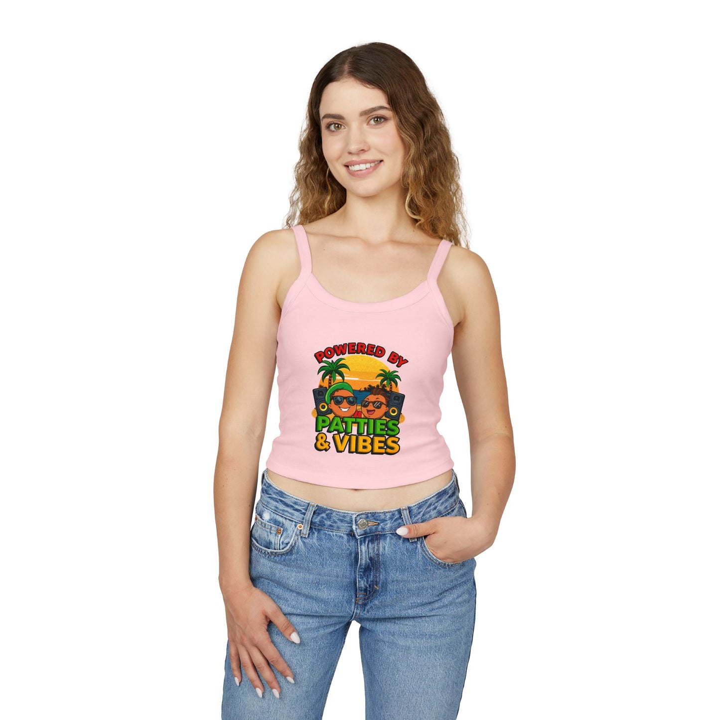 Patties and Vibes Women's Tank Top — Fun Foodie Summer Tank