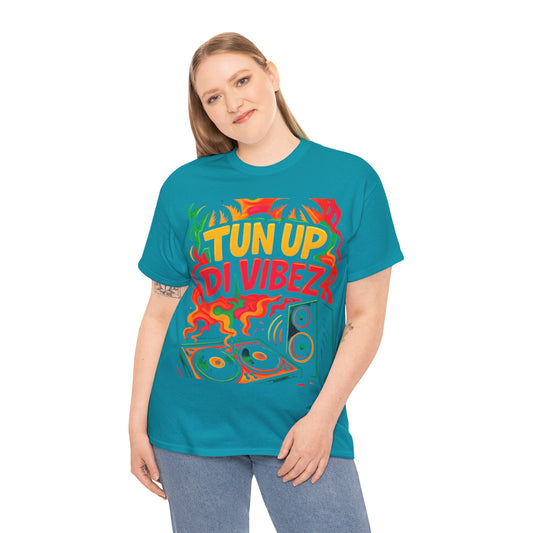 Tun Up Di Vibes T-Shirt — Caribbean Party Reggae Festival Tee