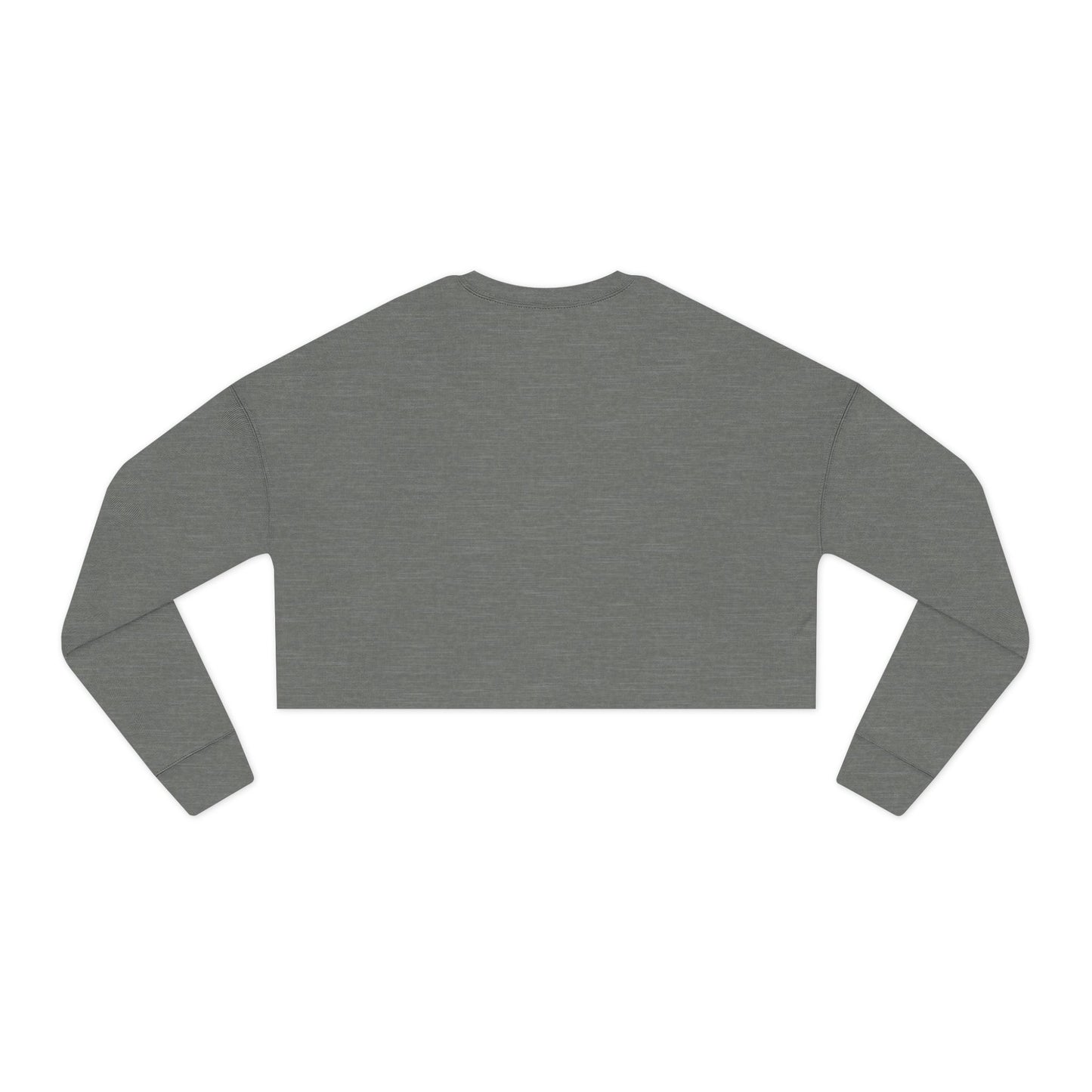 Cropped Sweatshirt — "Choose Calm" Relaxed Women's Crop Top