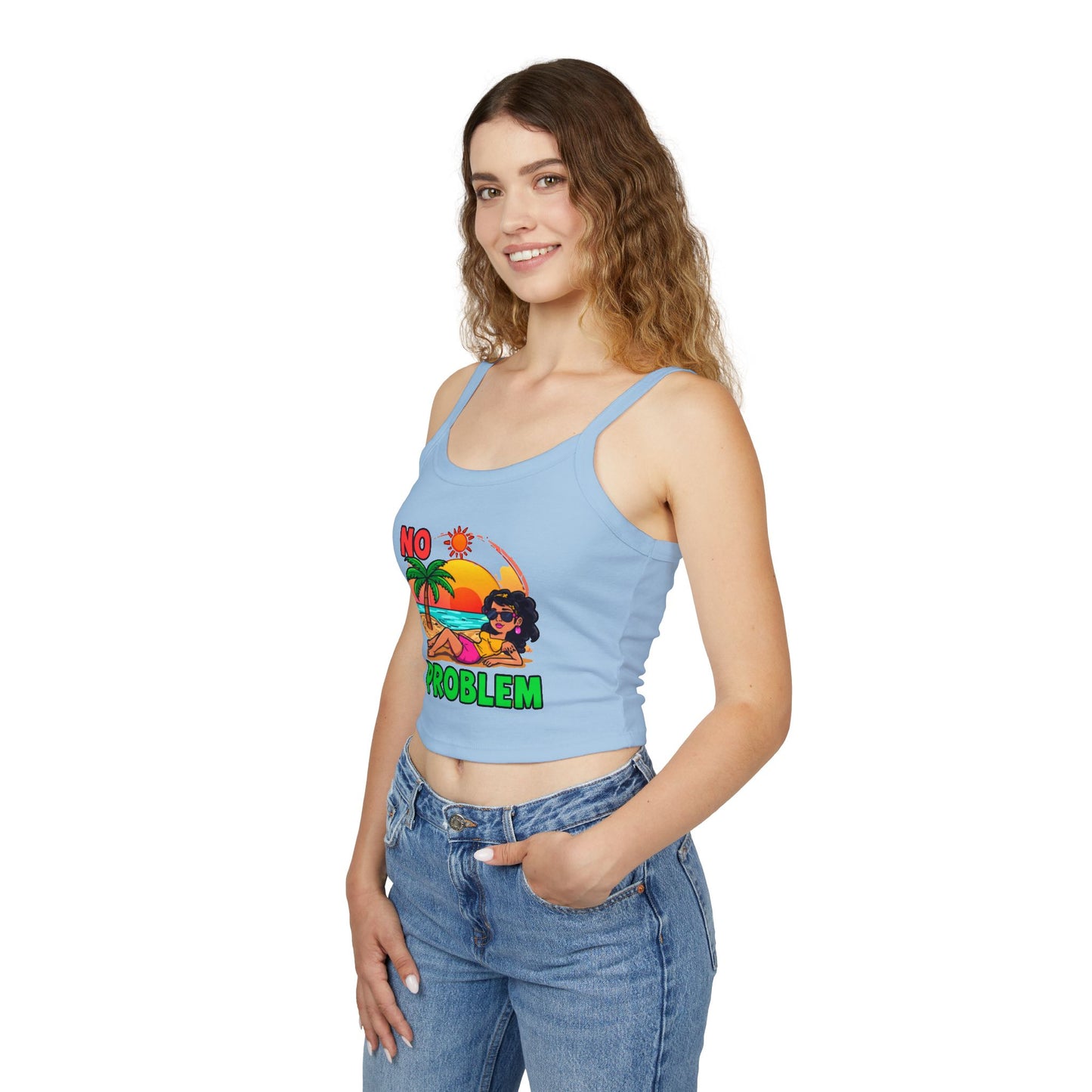 No Problem Women's Tank Top – Spaghetti Strap Summer Casual