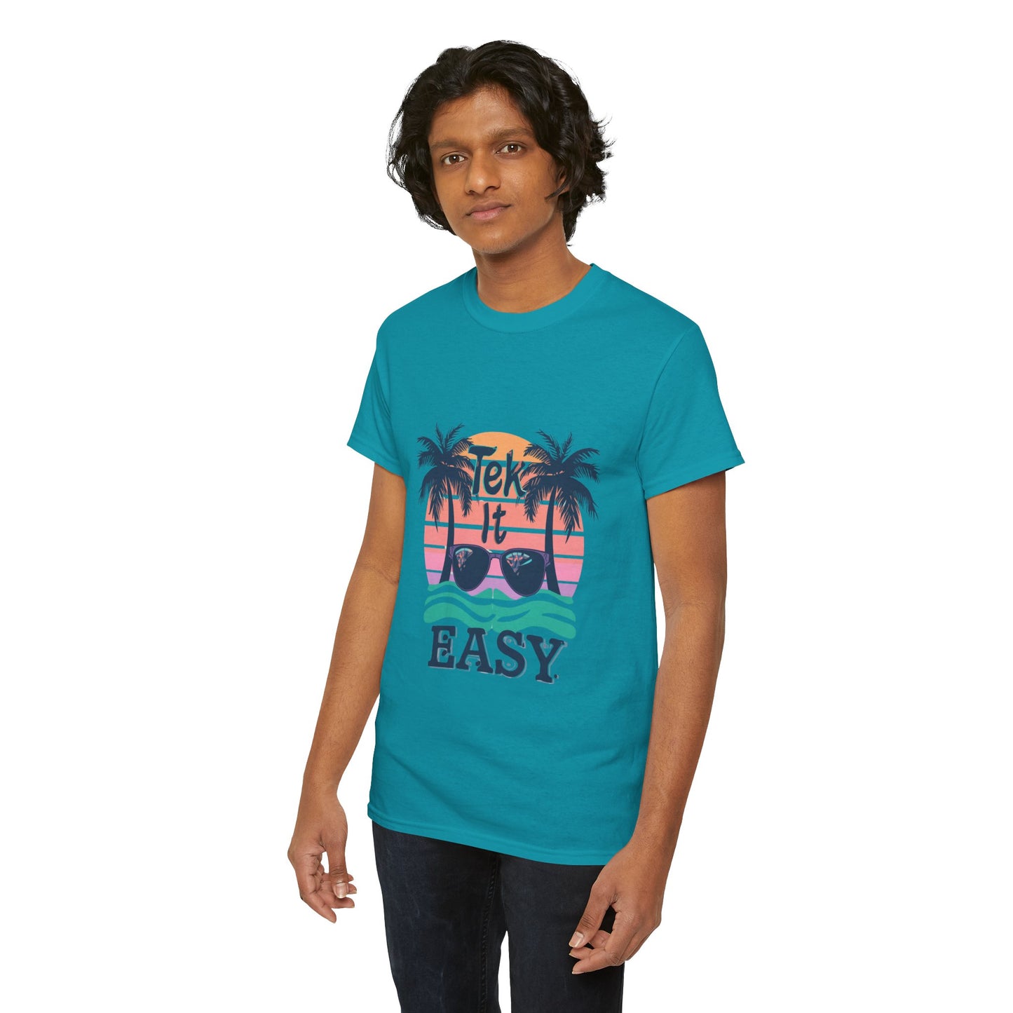 Tek It Easy T-Shirt — Funny Relaxed Vibe Tee