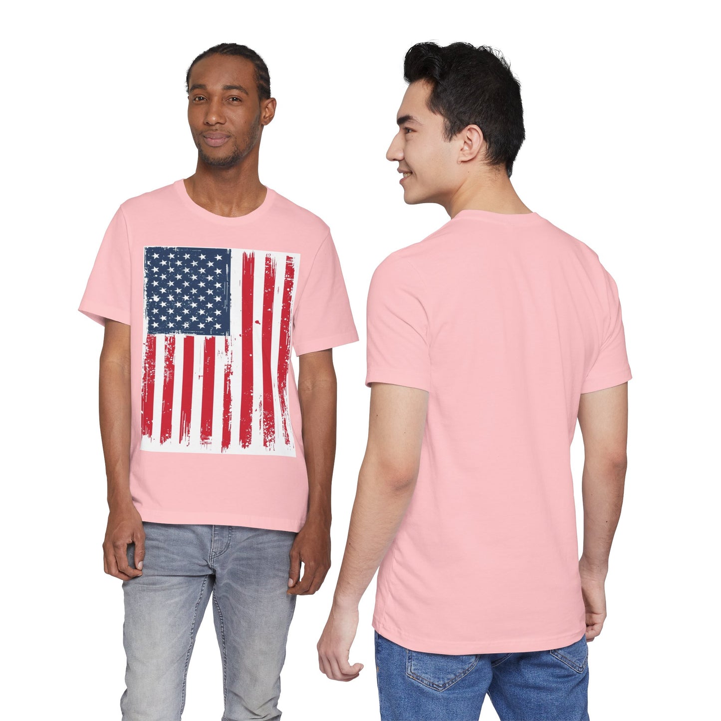 Camiseta Unisex Patriótica - Camisa de Bandera Americana Estilo Grunge, Ropa del Día de la Independencia, Celebración del 4 de Julio, Ropa Casual de Verano, Regalo para [...]