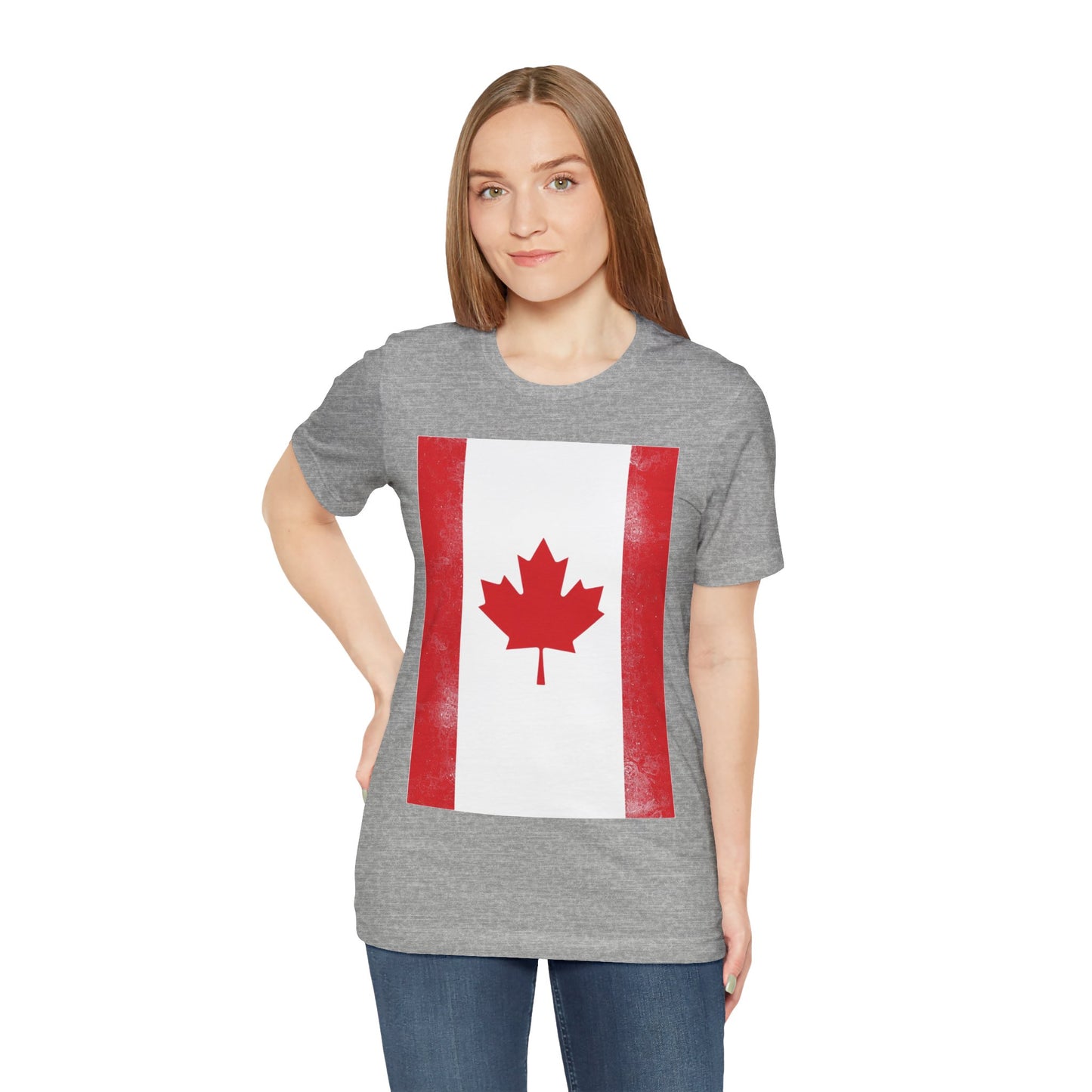 Canada Flag Unisex Jersey Short Sleeve Tee