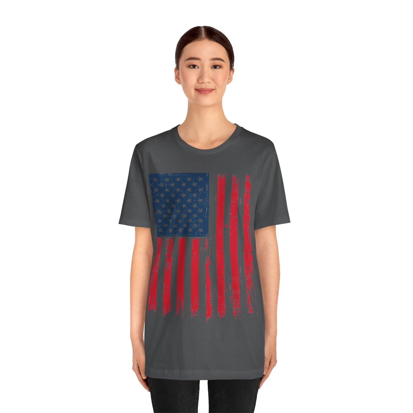 Patriotic Unisex Tee - Grunge American Flag Shirt, Independence Day Apparel, July 4th Celebration, Casual Summer Wear, Gift for [...]