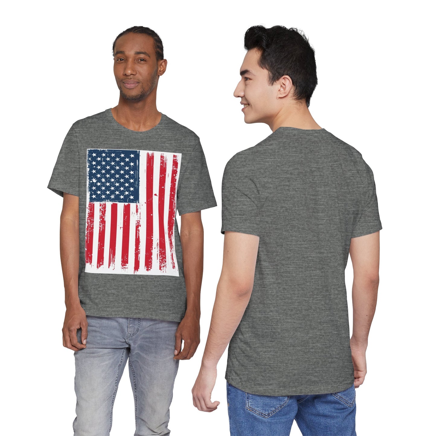 Camiseta Unisex Patriótica - Camisa de Bandera Americana Estilo Grunge, Ropa del Día de la Independencia, Celebración del 4 de Julio, Ropa Casual de Verano, Regalo para [...]