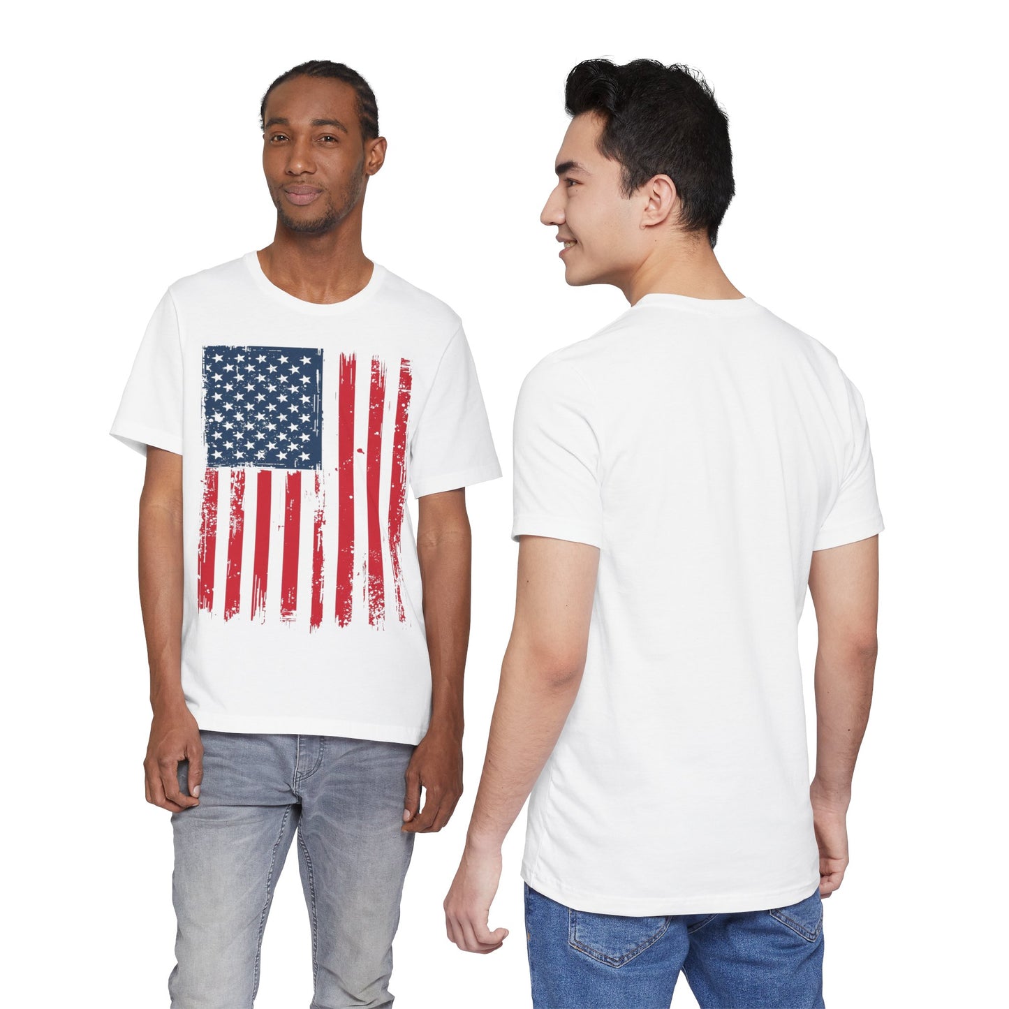 Camiseta Unisex Patriótica - Camisa de Bandera Americana Estilo Grunge, Ropa del Día de la Independencia, Celebración del 4 de Julio, Ropa Casual de Verano, Regalo para [...]