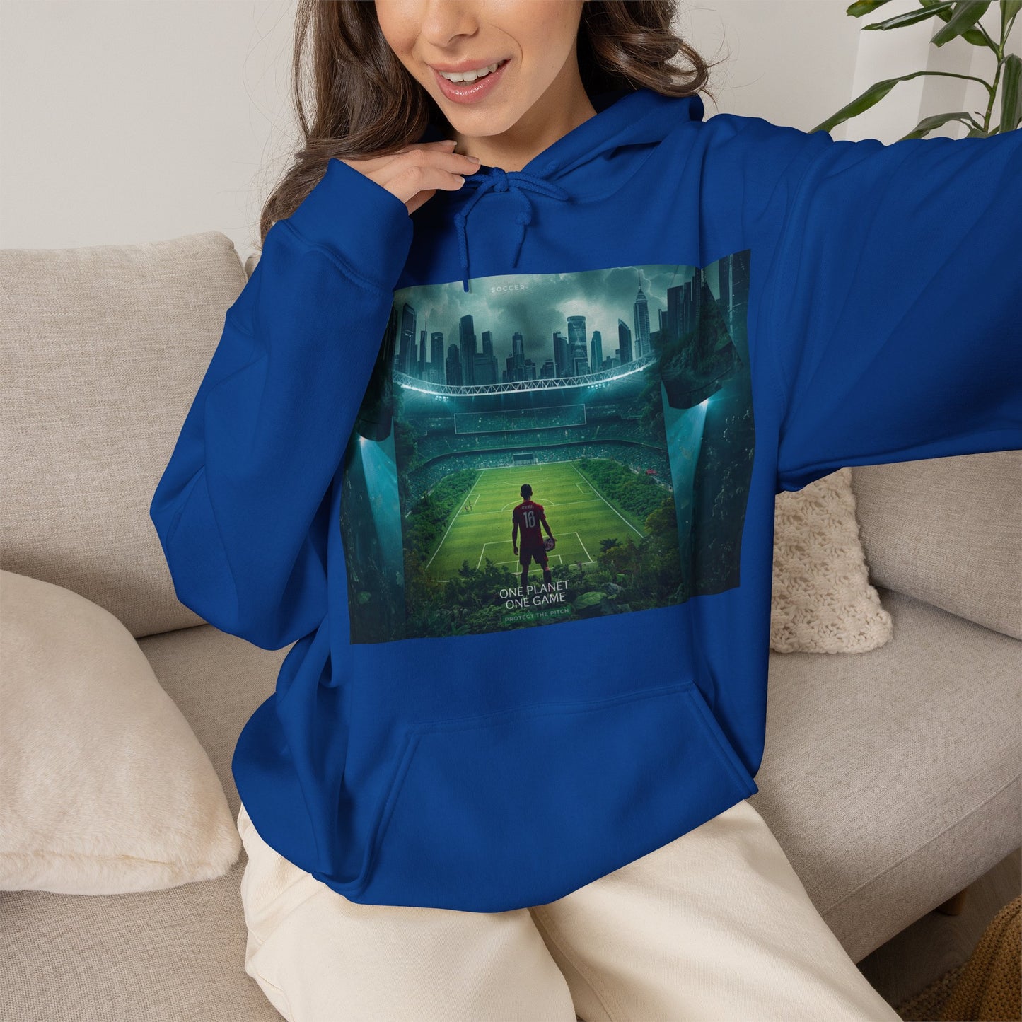One Planet, One Game Hoodie | Global Soccer Unity Hoodie