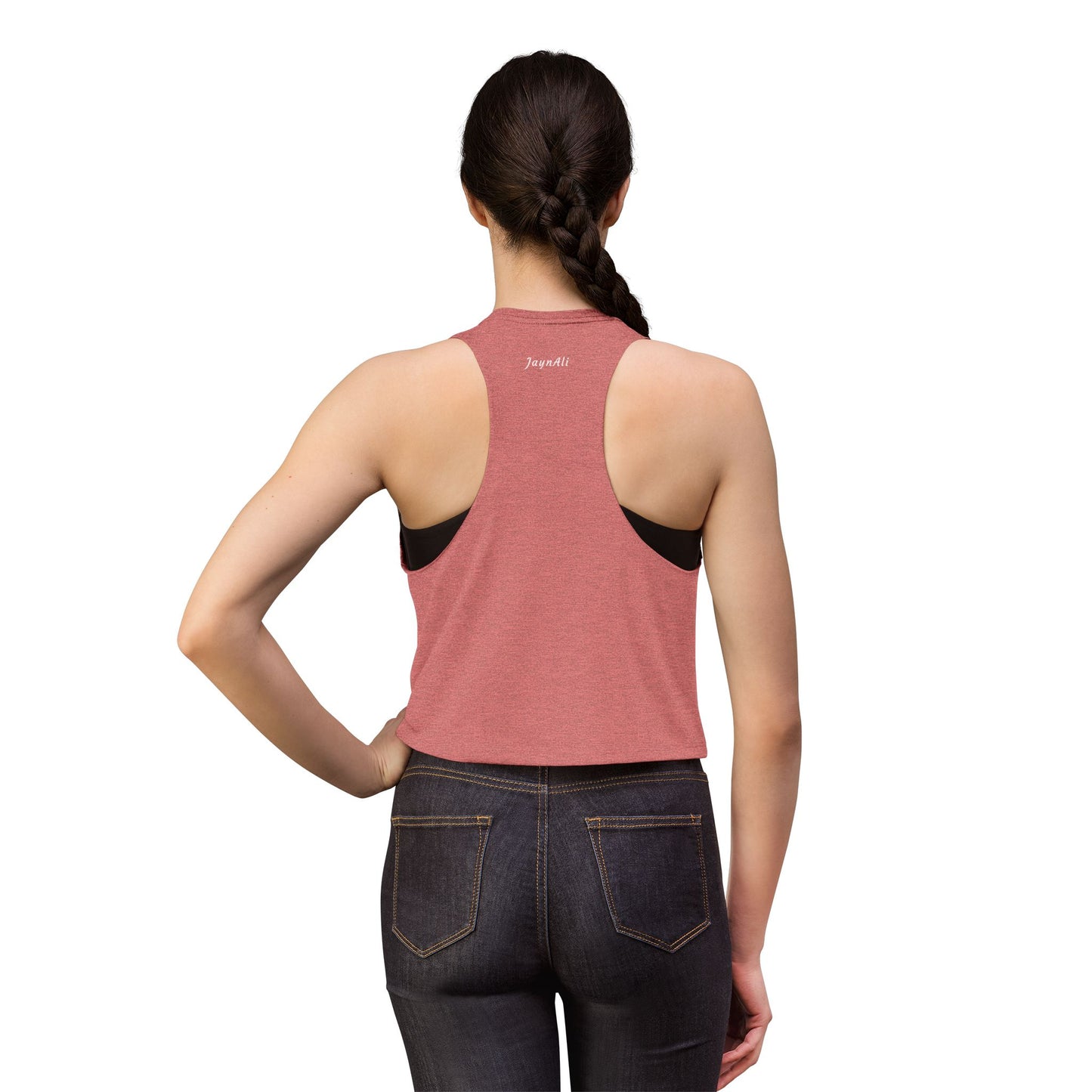 Peace Is My Priority Crop Top — Women's Relaxed Yoga Tank