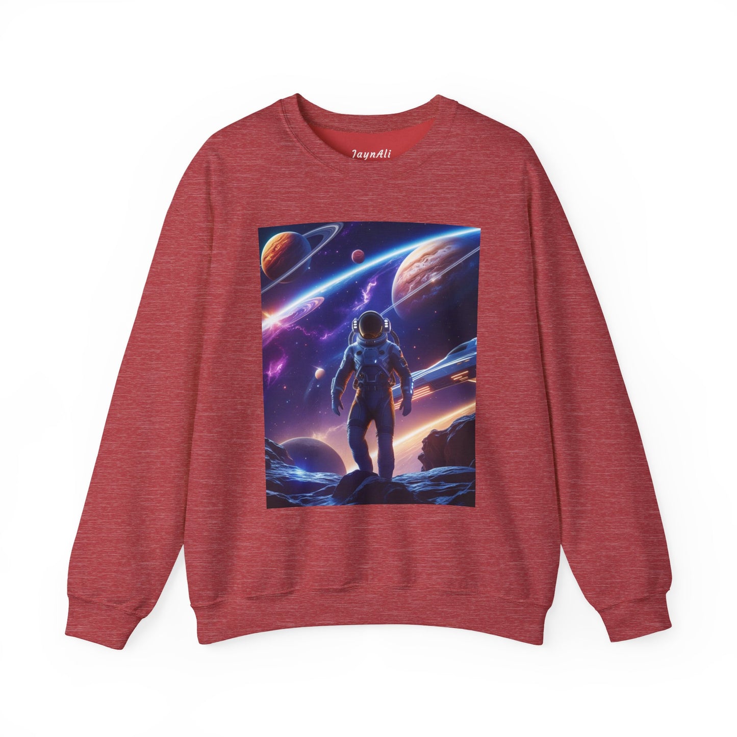 Cosmic Explorer Crewneck Sweatshirt - Space Design, Gift for Astronomy Lovers