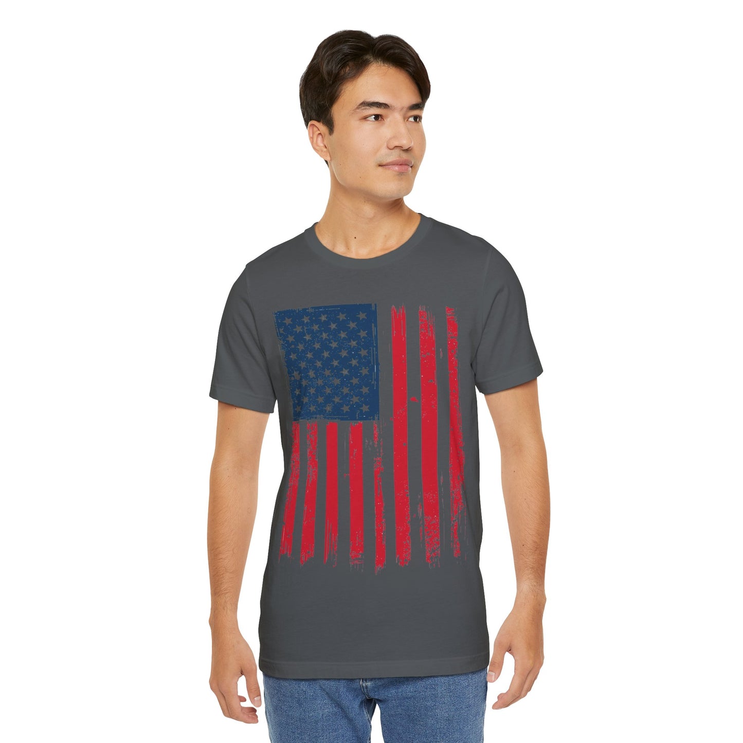 Patriotic Unisex Tee - Grunge American Flag Shirt, Independence Day Apparel, July 4th Celebration, Casual Summer Wear, Gift for [...]
