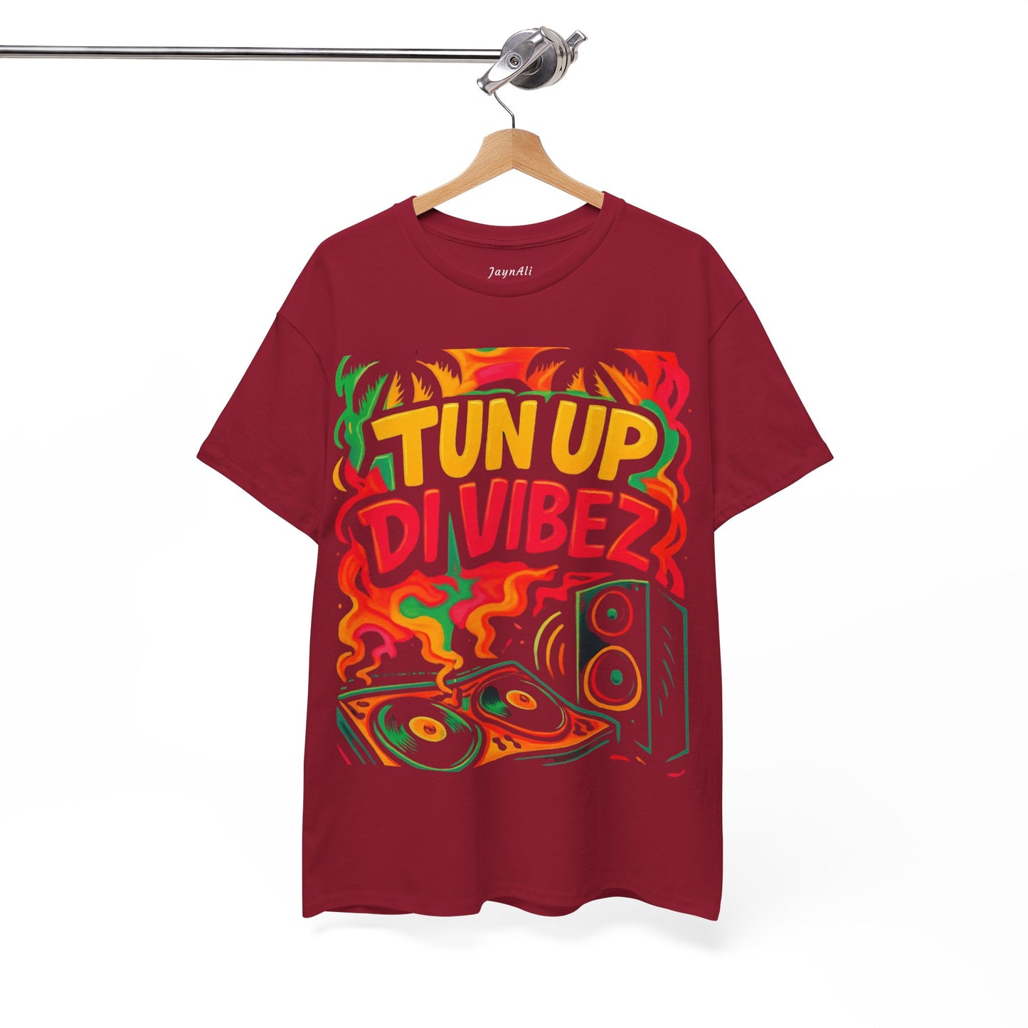 Tun Up Di Vibes T-Shirt — Caribbean Party Reggae Festival Tee