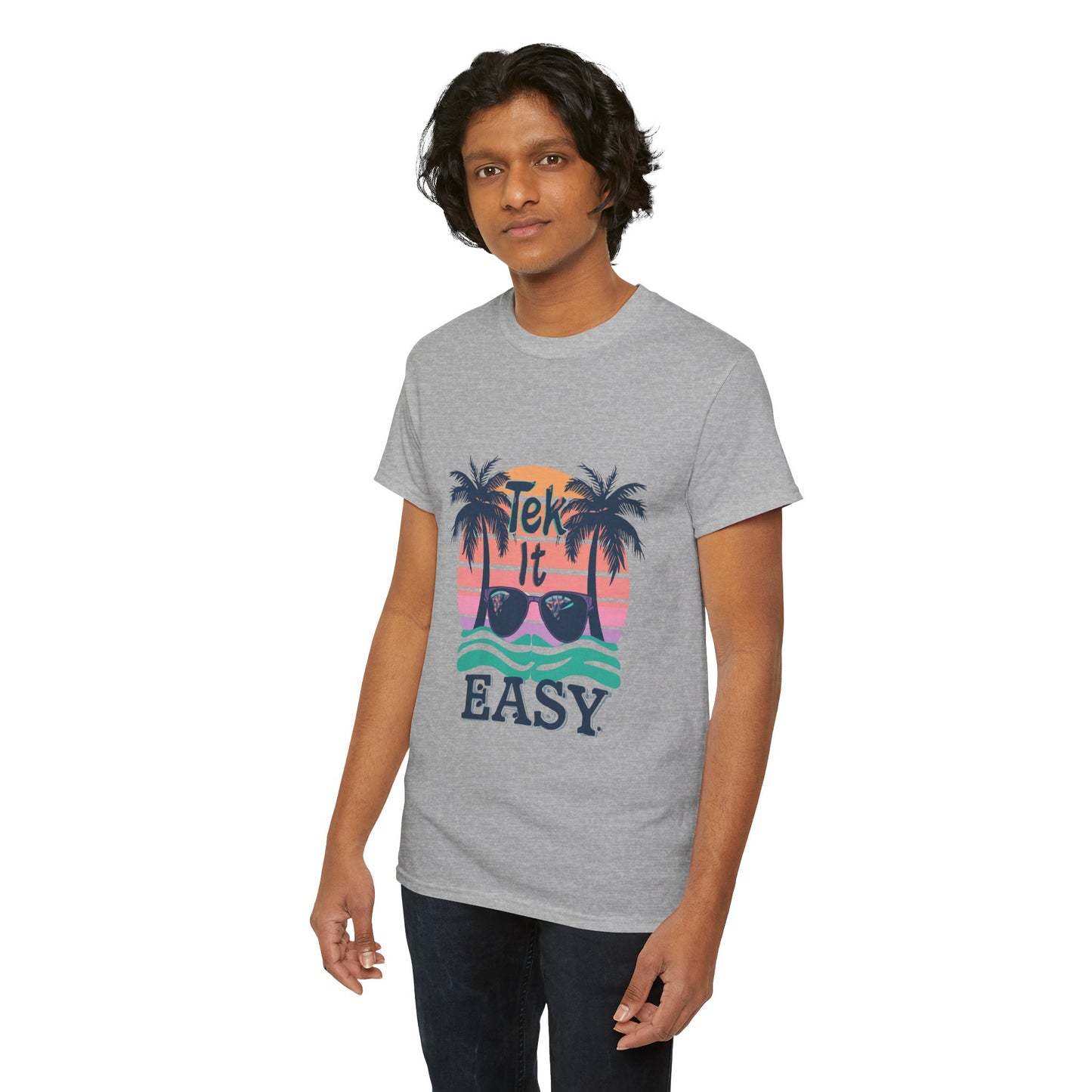 Tek It Easy T-Shirt — Funny Relaxed Vibe Tee