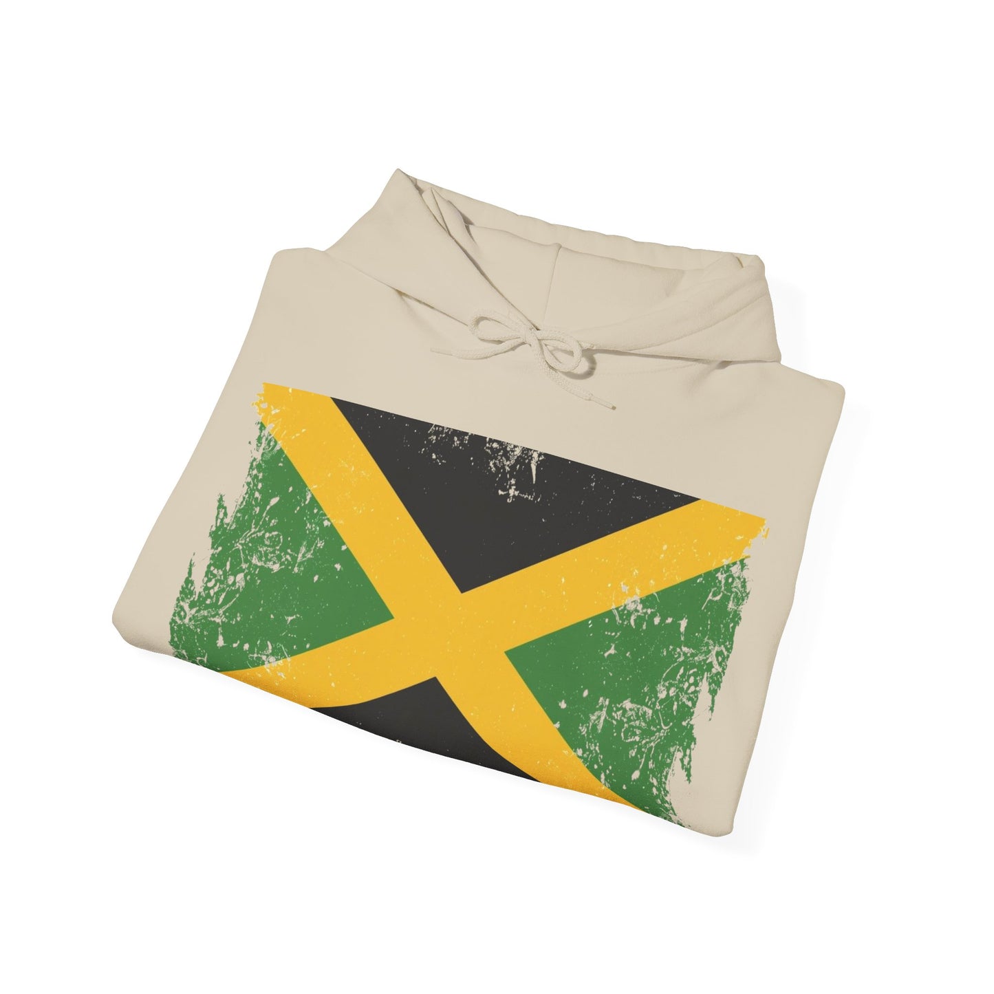 Jamaican Flag Hoodie, Unisex Heavy Blend Hooded Sweatshirt, Cool Casual Wear, Perfect for Festivals, Celebration Apparel, Gift for him/her