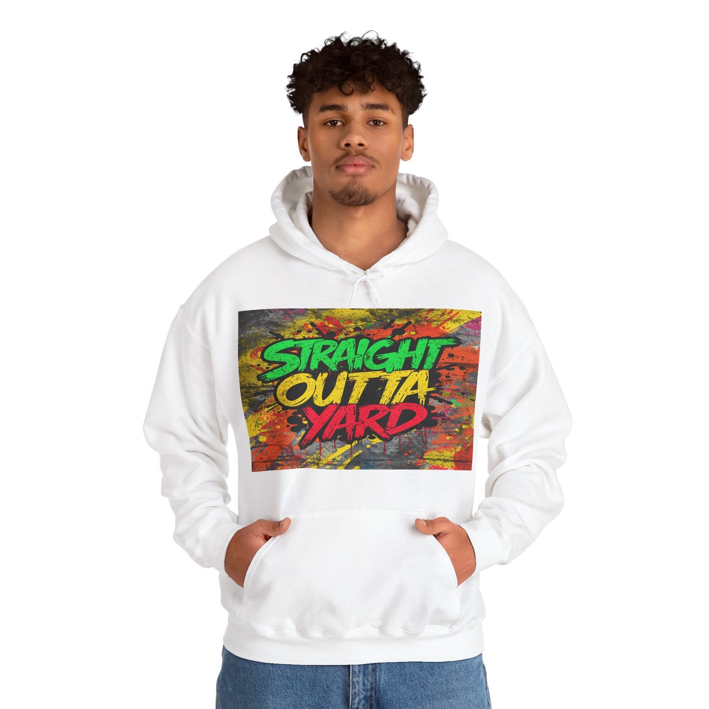 Straight Outta Yard Hoodie — Funny Gardening & Backyard Work Hoodie