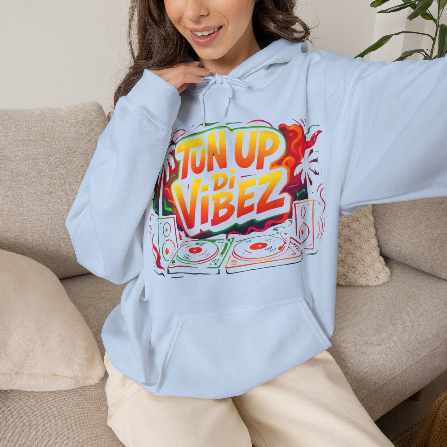 Tun Up Di Vibez Hoodie