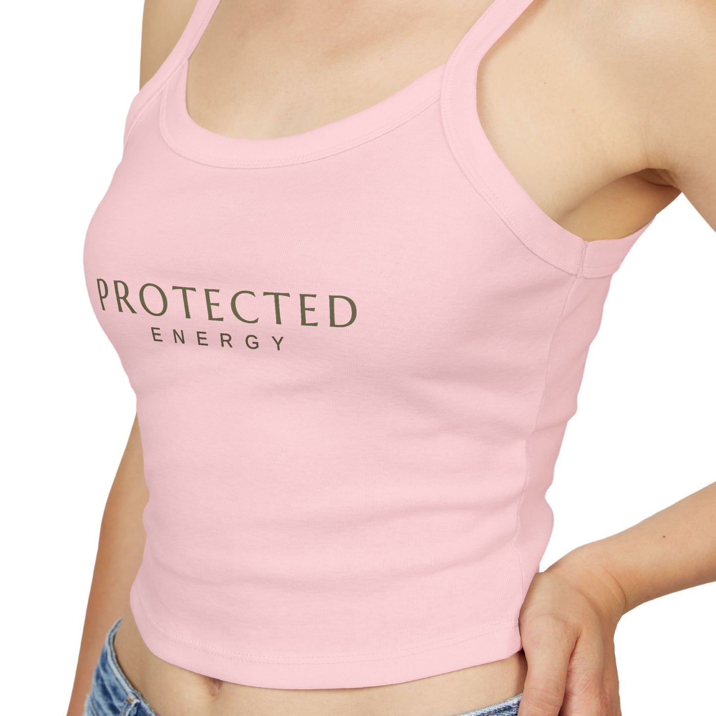 Protected Energy Tank Top — Women's Spaghetti Strap Crop