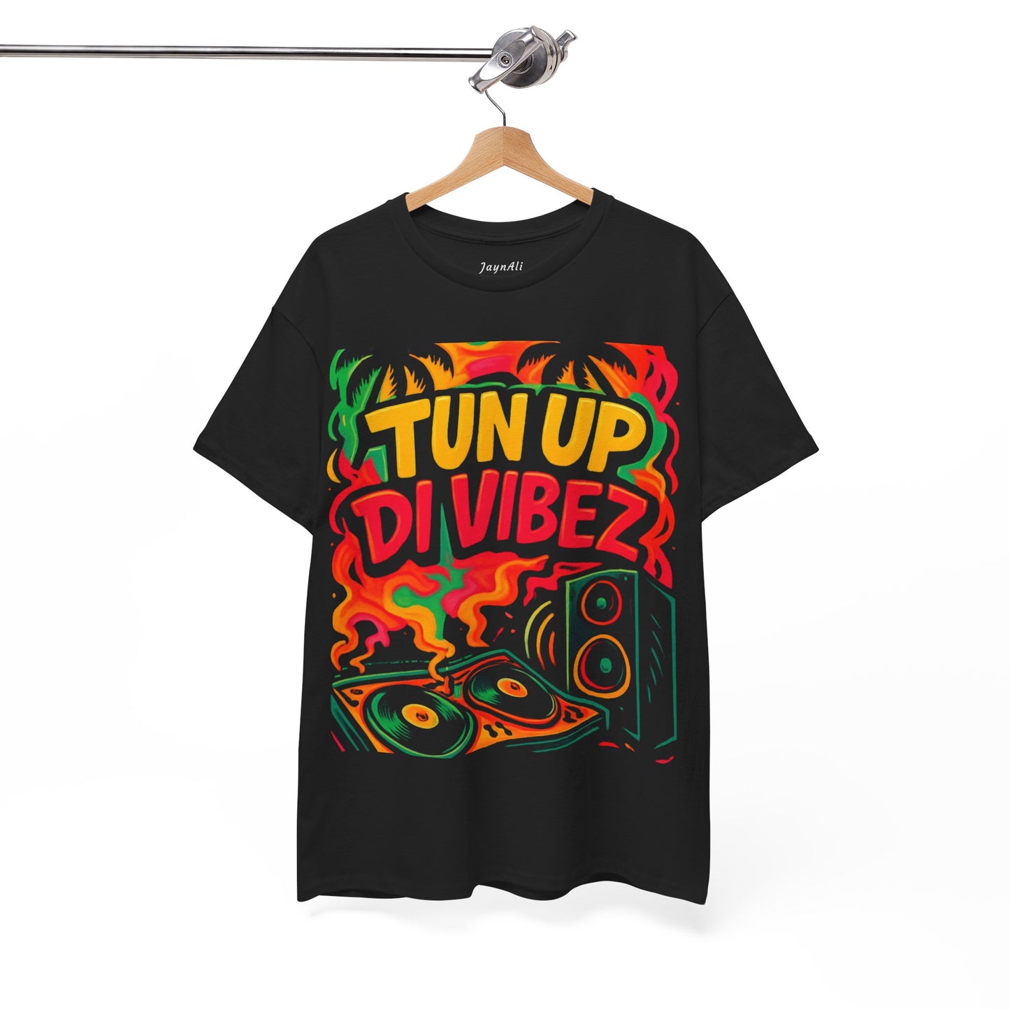 Tun Up Di Vibes T-Shirt — Caribbean Party Reggae Festival Tee