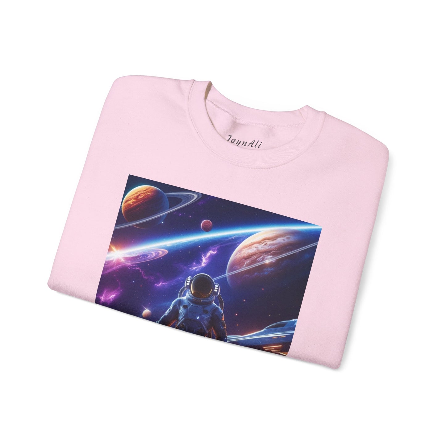 Cosmic Explorer Crewneck Sweatshirt - Space Design, Gift for Astronomy Lovers
