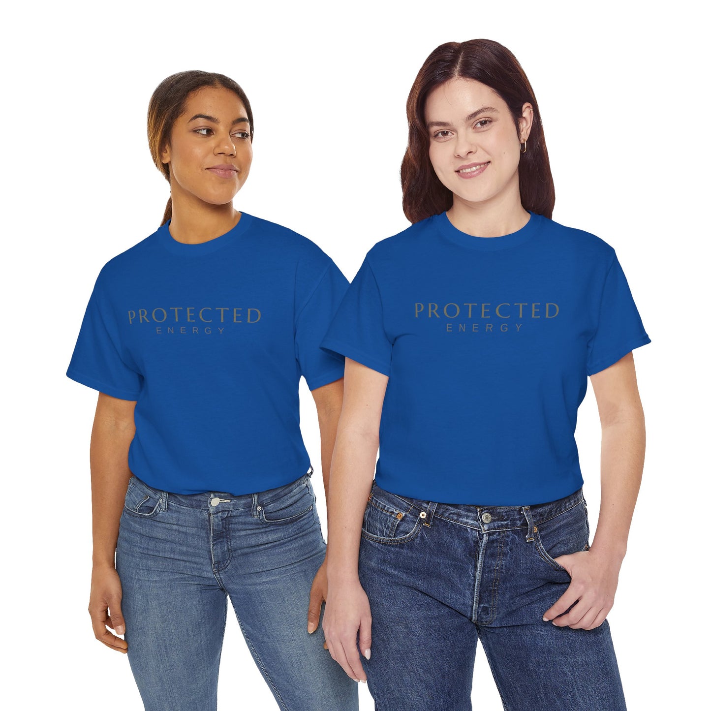 Protected Energy T‑Shirt — Minimalist Spiritual Tee