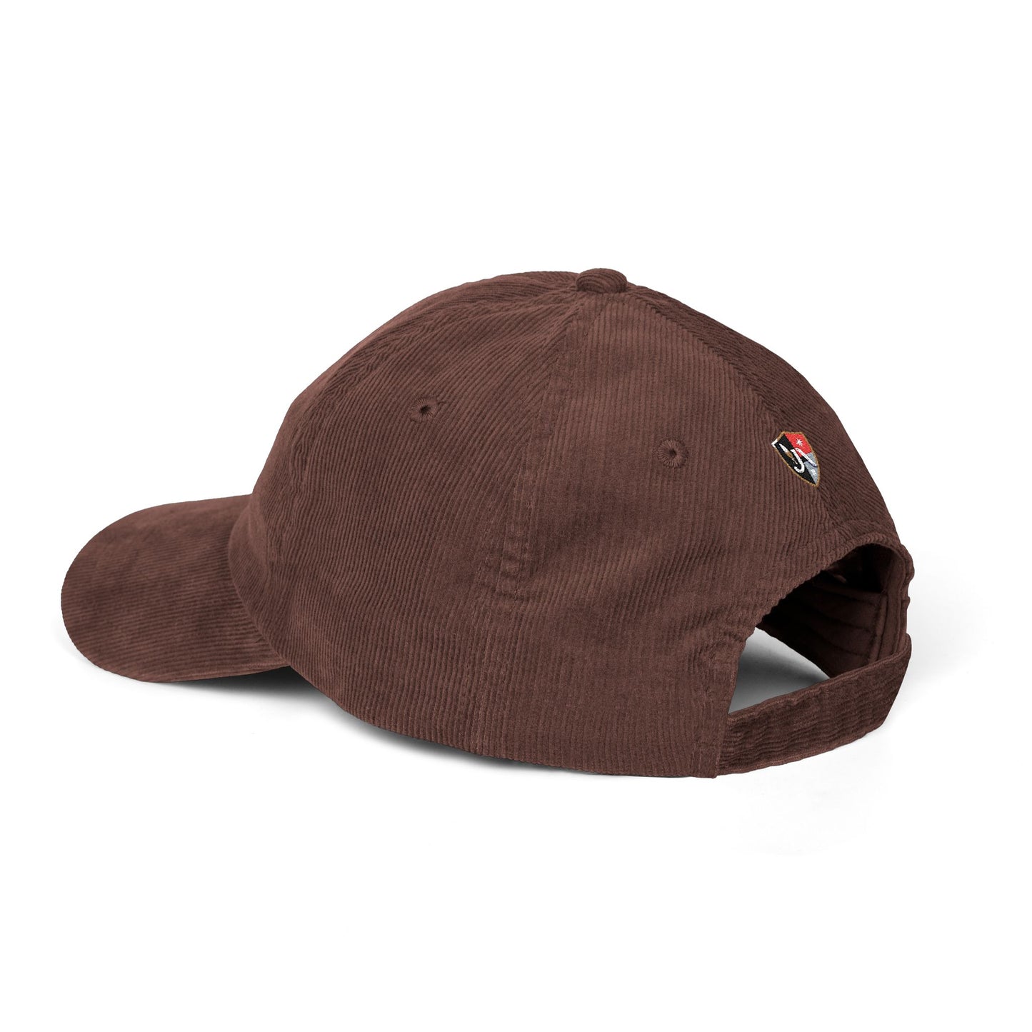 Peace, Love & Prosperity Embroidered Corduroy Cap