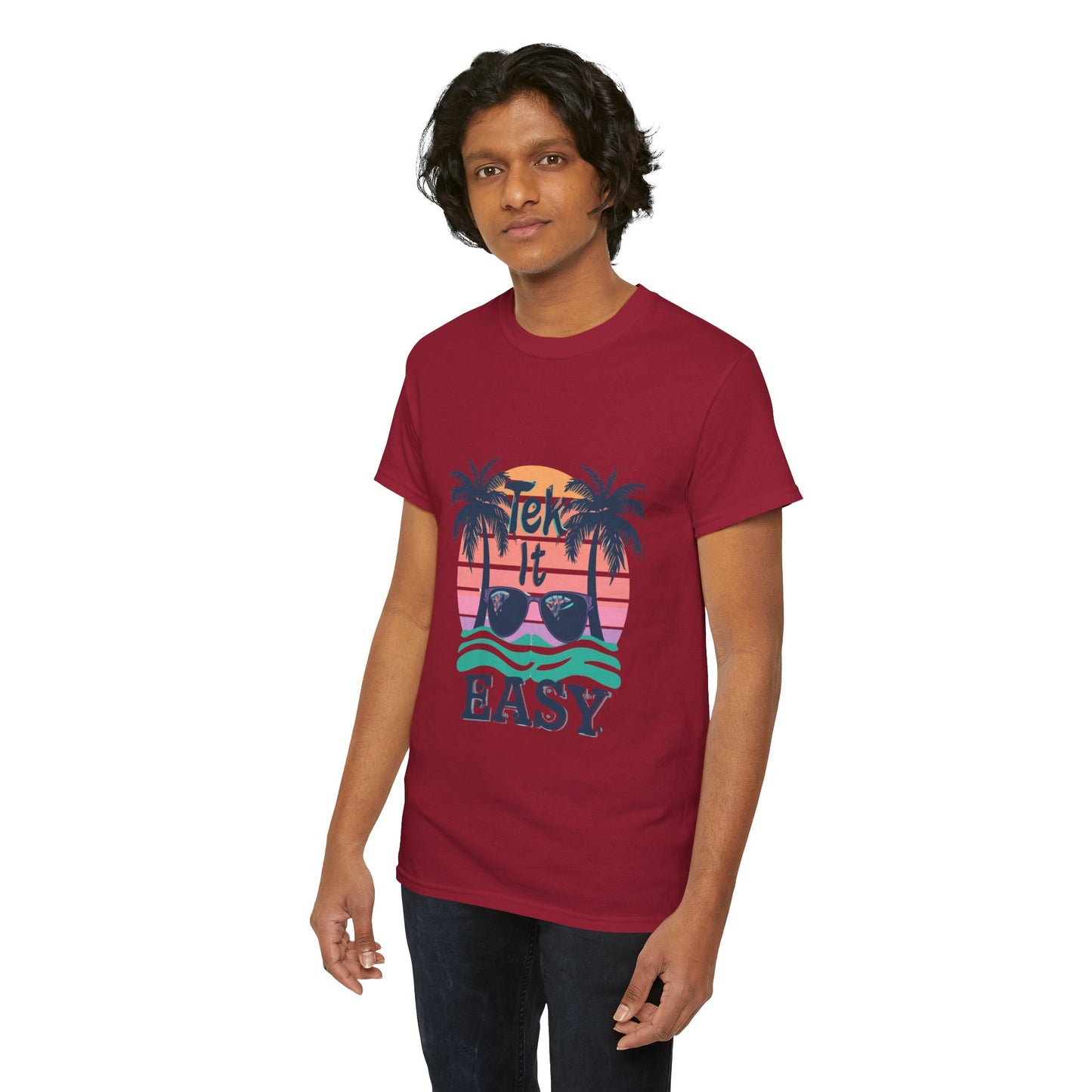 Tek It Easy T-Shirt — Funny Relaxed Vibe Tee