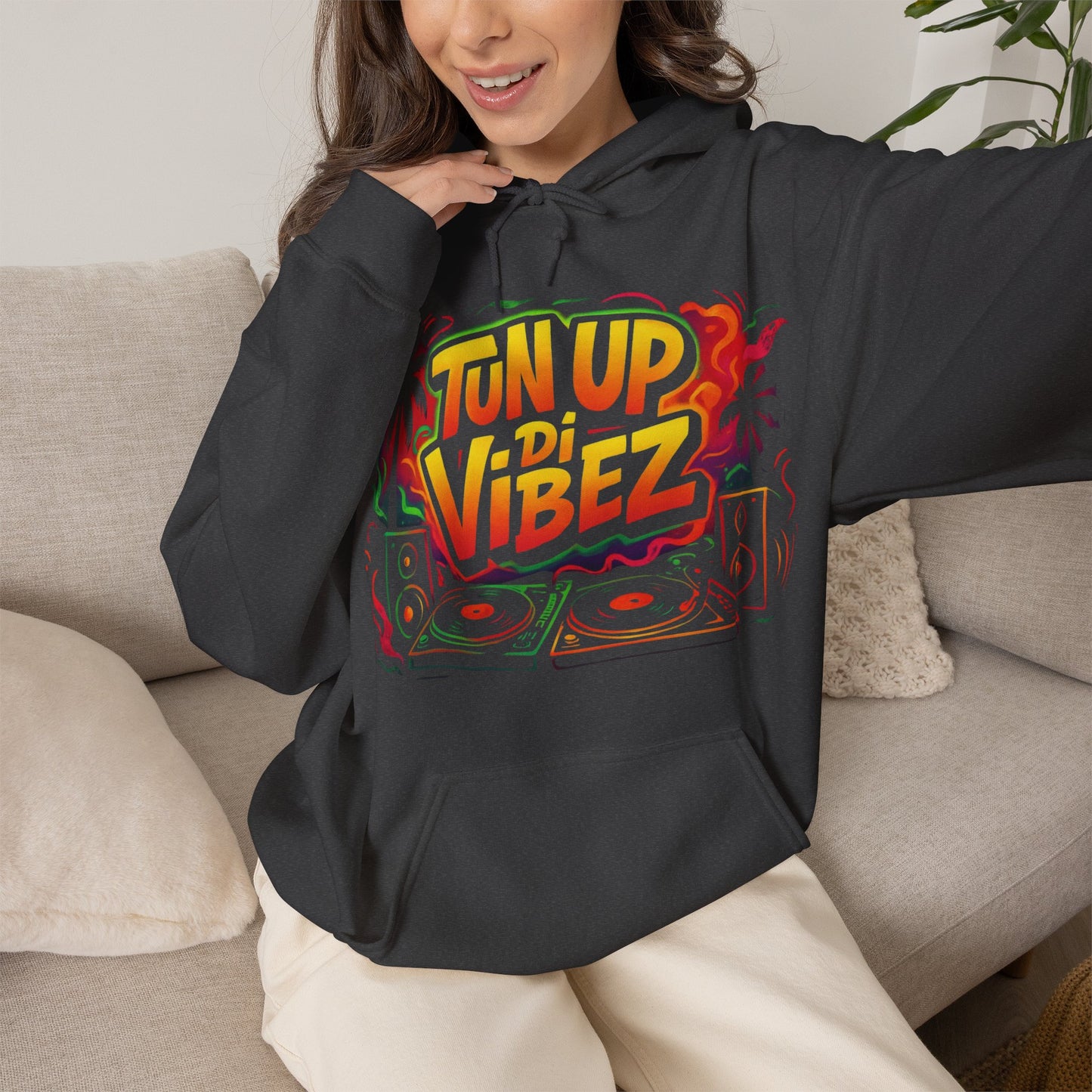Tun Up Di Vibez Hoodie