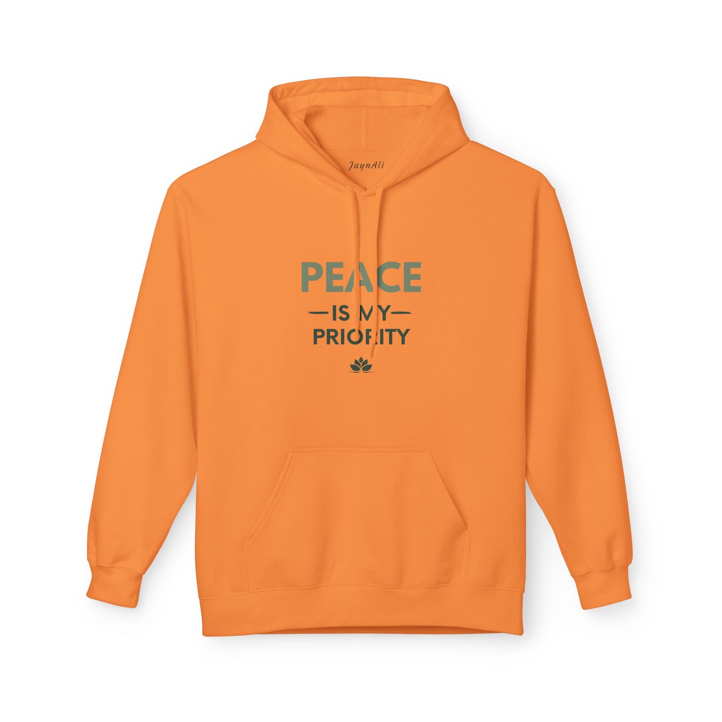 Peace Priority Hoodie - Unisex Fleece Sweatshirt