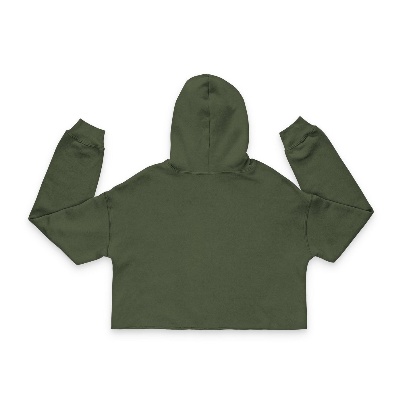 Cropped Hoodie — "Peace Is My Priority" Women's Relaxed Peaceful Graphic