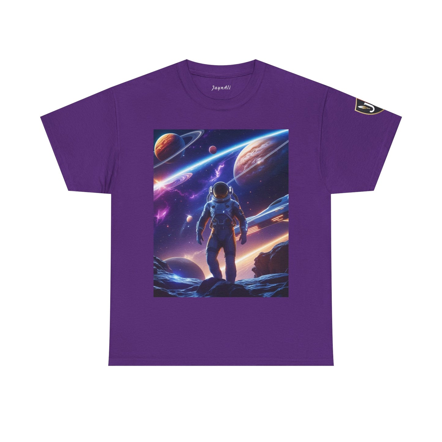 Space Scene Unisex Heavy Cotton Tee
