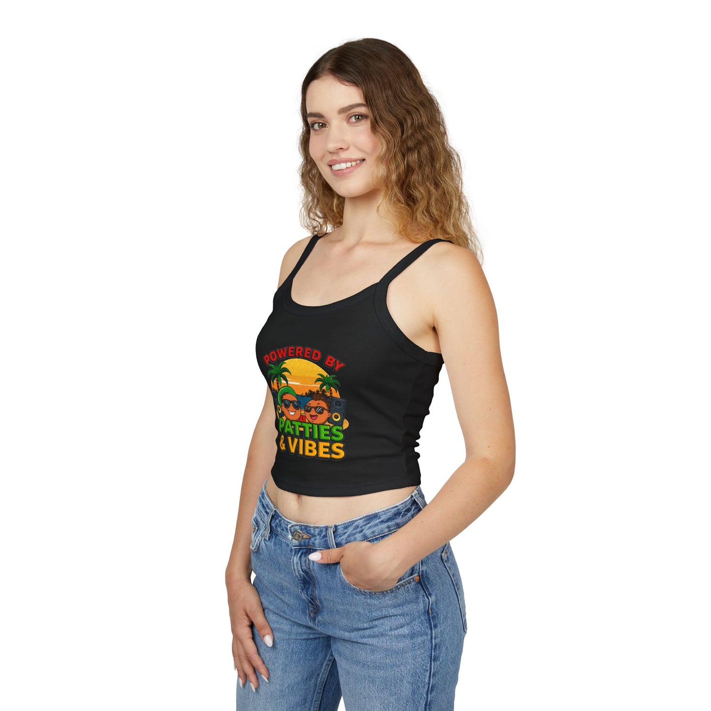 Patties and Vibes Women's Tank Top — Fun Foodie Summer Tank