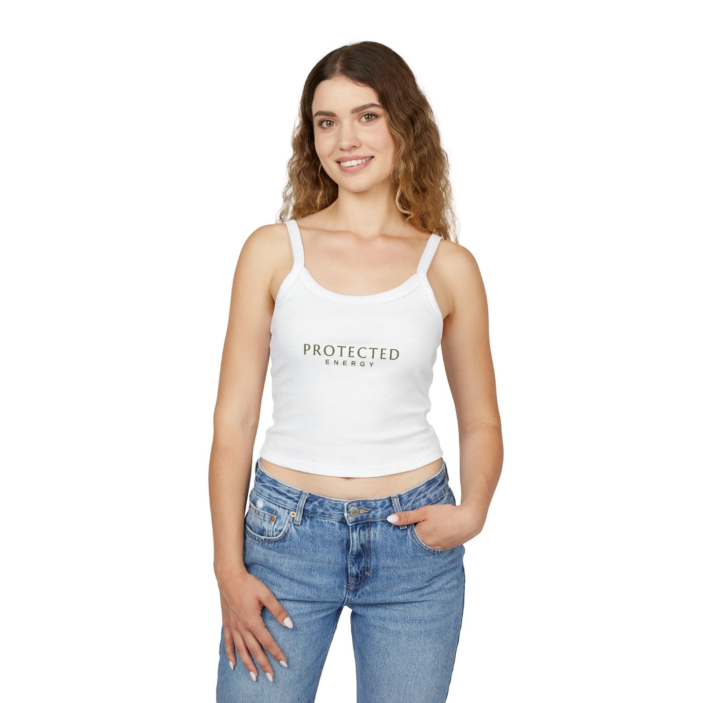 Protected Energy Tank Top — Women's Spaghetti Strap Crop