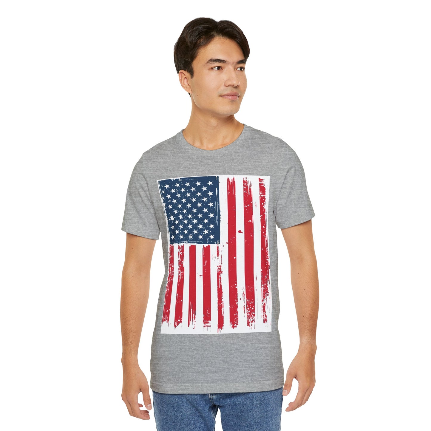 Camiseta Unisex Patriótica - Camisa de Bandera Americana Estilo Grunge, Ropa del Día de la Independencia, Celebración del 4 de Julio, Ropa Casual de Verano, Regalo para [...]