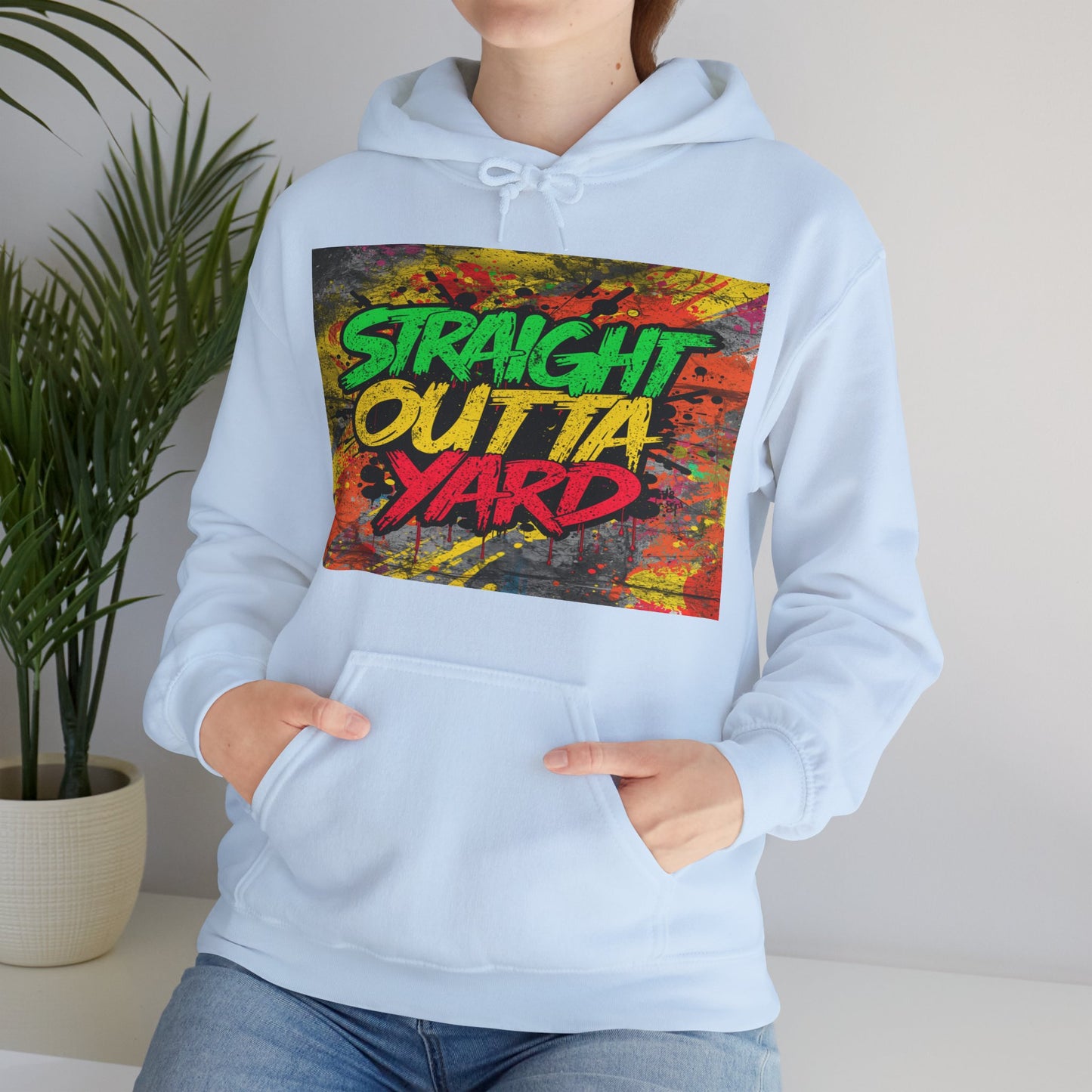 Straight Outta Yard Hoodie — Funny Gardening & Backyard Work Hoodie