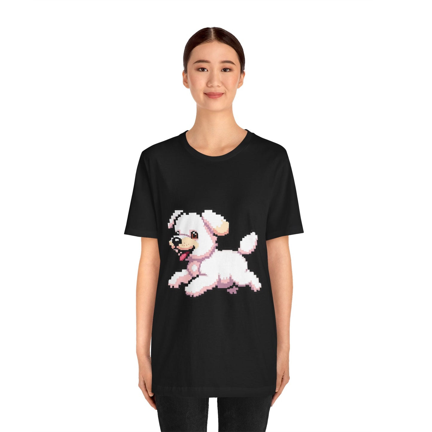 Cute Puppy Graphic Tee, Dog Lover T-Shirt, Gift for Pet Owners, Casual Everyday Wear, Perfect for Birthdays and Animal Lovers