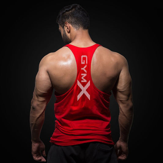 Men’s Quick-Dry Backless Gym Vest – Loose Fit, Breathable, Moisture-Wicking