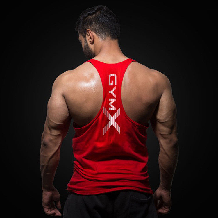 Men’s Quick-Dry Backless Gym Vest – Loose Fit, Breathable, Moisture-Wicking