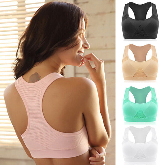 Hollow Sweat-Absorbent Quick-Drying Sports Bra