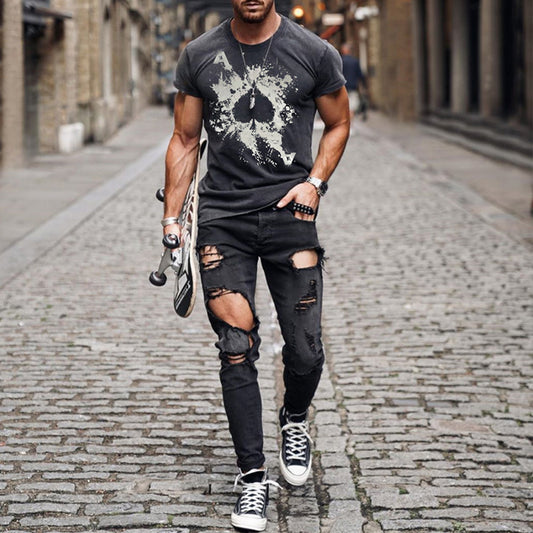 Men’s A of Spades Graphic T-Shirt – Short Sleeve Crew Neck