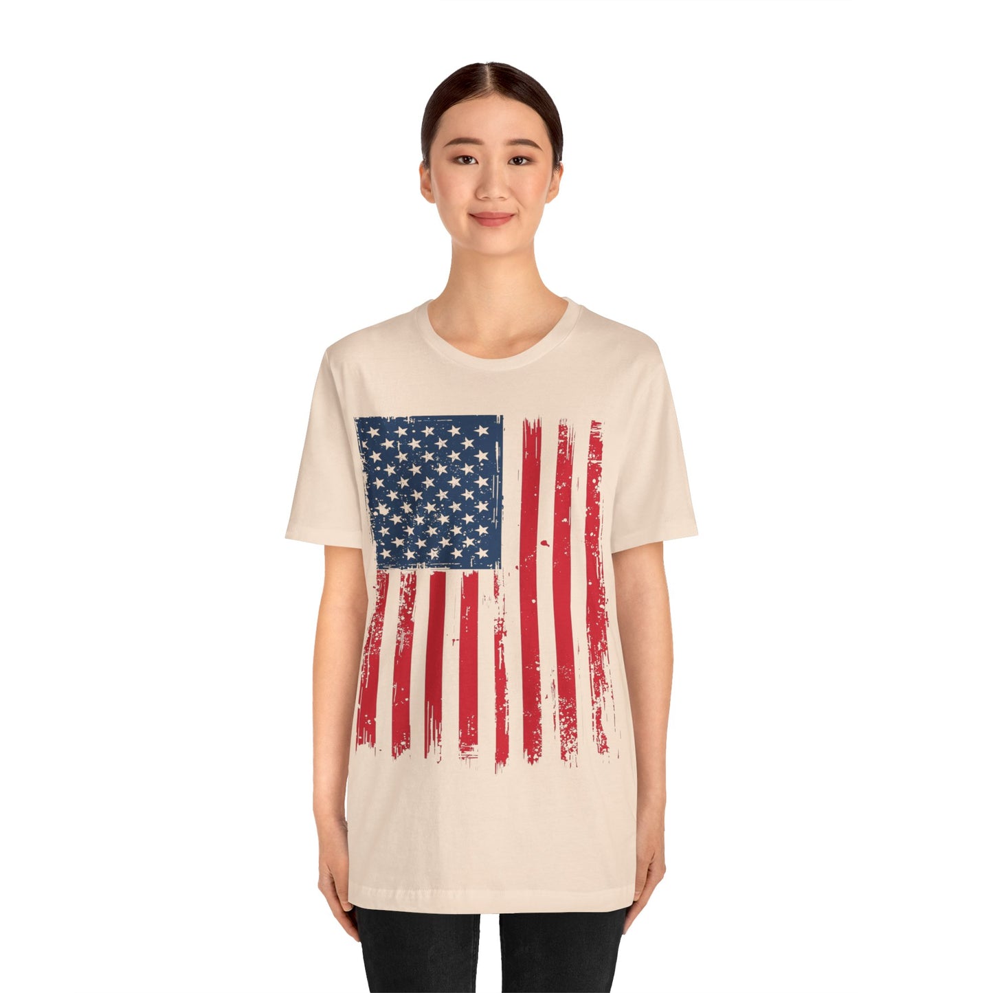 Patriotic Unisex Tee - Grunge American Flag Shirt, Independence Day Apparel, July 4th Celebration, Casual Summer Wear, Gift for [...]