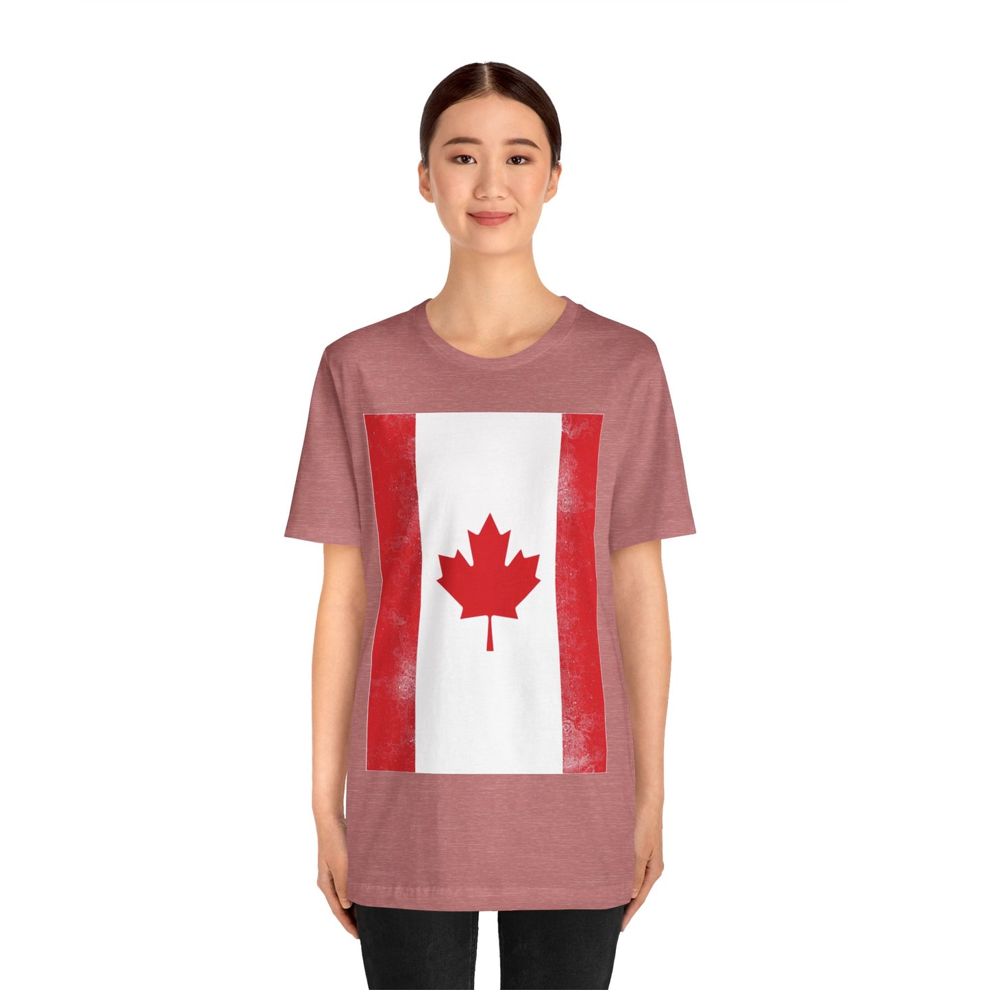 Canada Flag Unisex Jersey Short Sleeve Tee