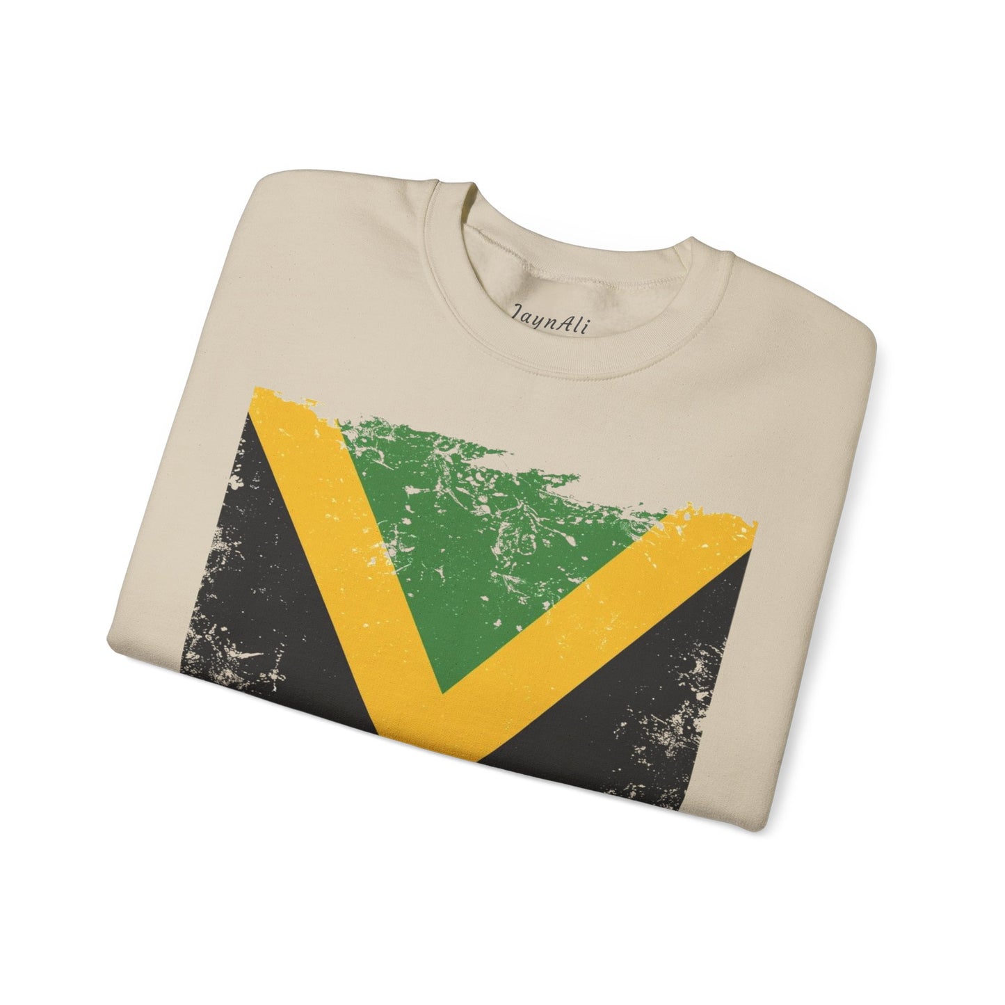 Jamaican Flag Crewneck Sweatshirt, Unisex Sweatshirt, Casual Wear, Gift for Him or Her, Travel Apparel, Cultural Celebration
