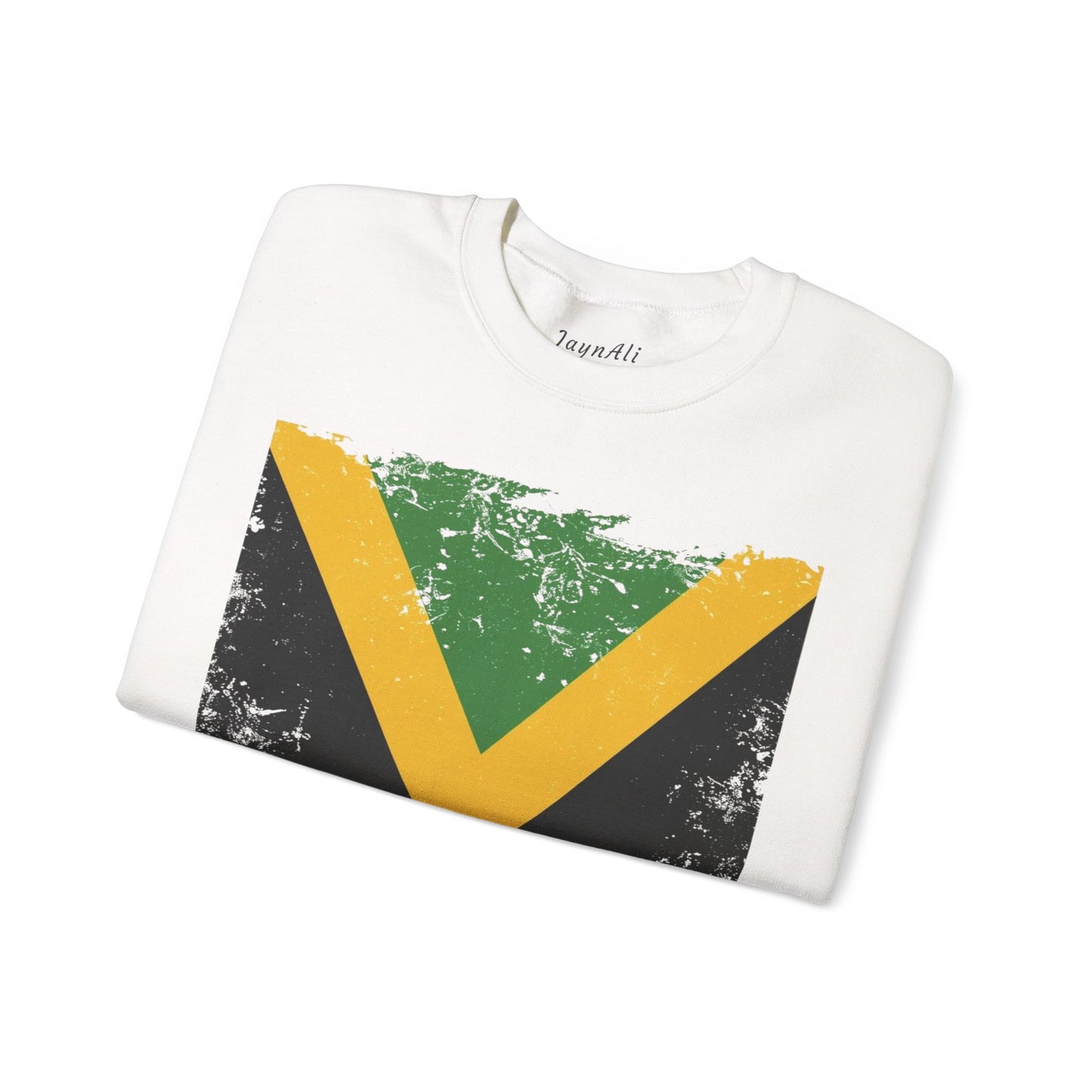 Jamaican Flag Crewneck Sweatshirt, Unisex Sweatshirt, Casual Wear, Gift for Him or Her, Travel Apparel, Cultural Celebration